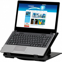 Exponent&reg; Adjustable Notebook Stand Black
