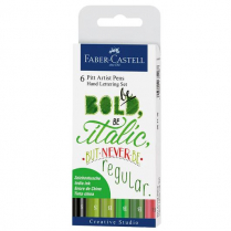 Faber-Castell Pitt Artist Pens Hand Lettering 6/Set