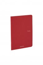 Fabriano Ecoqua Original Stapled & Blank A5 Cherry