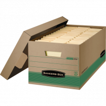 Bankers Box&reg; Stor/File&trade; Recycled Storage Box 12" x 24" x 10" Letter