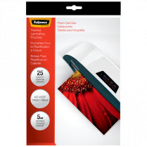 Fellowes&reg; Laminating Pouches Photo Card Size 25/pkg