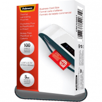 Fellowes&reg; Laminating Pouches Business Card 100/pkg