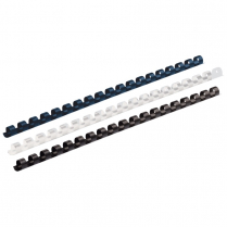 Fellowes&reg; 19-Ring Plastic Binding Combs 5/16" White 100/box