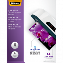 Fellowes&reg; Premium ImageLast&trade; Bulk Laminating Pouches 3mil 9" x 11-1/2" 200/pkg