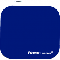 Fellowes&reg; Microban&reg; Ultra Thin Mouse Pad 9" x 8" Blue