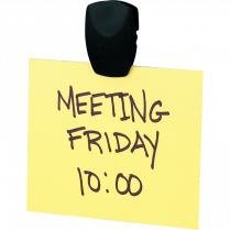 Fellowes&reg; Partition Additions&trade; Clips 4/pkg