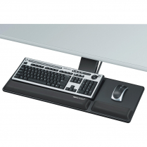 Fellowes&reg; Designer Suites&trade; Compact Keyboard Tray Black