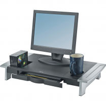 Fellowes Office Suites Premium Monitor Riser Black / Silver