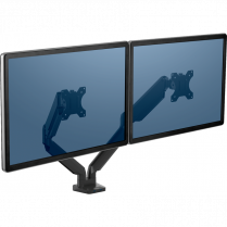 Fellowes&reg; Platinum Series Dual Monitor Arms Black