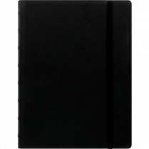 Filofax&reg; Notebook A5 8-1/4" x 5-3/4" Black