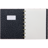 Filofax&reg; Confetti Notebook 8-1/4" x 5-3/4" Quartz Rose