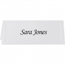 St. James&reg; Overtures&trade; Embossed Place Cards White 60/pkg