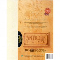 St. James&reg; Antique Bond&trade; 24lb Paper 8-1/2" x 11" Natural 400/pkg