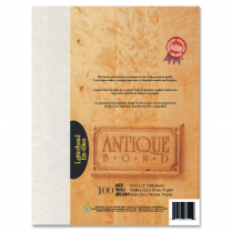 St. James&reg; Aged Antique Bond&trade; 24lb Paper 8-1/2" x 11" Natural 100/pkg