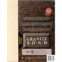 St. James&reg; Granite Bond&trade; 24lb Paper 8-1/2" x 11" Ivory 100/pkg