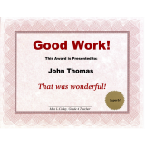 St. James&reg; Regent Certificates Red w/Seal 25/pkg