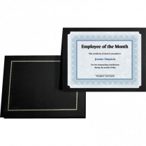 St. James&reg; Certificate Holders Classic Black 5/pkg