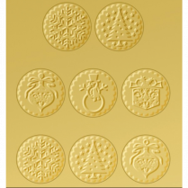 St. James&reg; Gold Envelope Seals 40/pkg