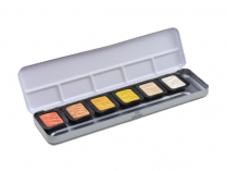Finetec Watercolour Mica Pan Pearl Metallic 6/Set