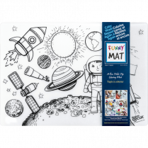 Funny&reg; Mat Table Top Colouring Mat Space