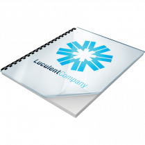 GBC&reg; Clear View&reg; Binding Covers Round Corners 100/pkg