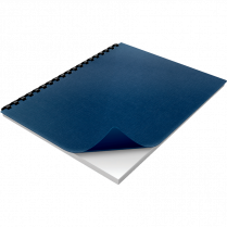GBC&reg; Linen Weave&reg; Binding Covers Navy Blue 200/pkg