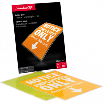 GBC&reg; Ultra Clear&trade; Laminating Film Pouches 9" x 11-1/2" Letter 3 mil 50/box