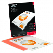 GBC&reg; EZUse&trade; Thermal Laminating Pouches Letter Size 5 mil 100/pkg