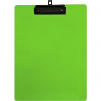 GEO Poly Clipboard Letter Size Green