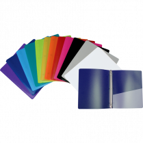 Geo Flexible Plastic Binder Round Ring 1" Assorted Colours 24/box