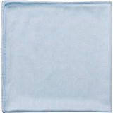 Globe&trade; Glass and Mirror Microfibre Cloth 14" x 14" Blue 10/pkg
