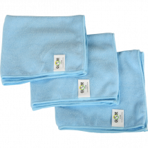 Globe&trade; Microfibre Cloth 16" x 16" Blue 10/pkg