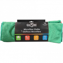 Globe&trade; Microfibre Cloth 16" x 16" Assorted Colours 12/pkg