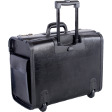Nextech&trade; Rolling Catalogue Case 15.6" Leather Black