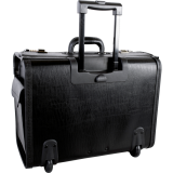 Nextech&trade; Rolling Catalogue Case 15.6" Vinyl Black