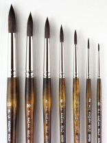 H.J. Kazan Gold Watercolour Brush - Round - size 6