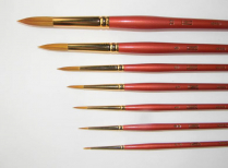 Oasis 400 Gold & Red Sable Blend Watercolour Brush - Round - size 4