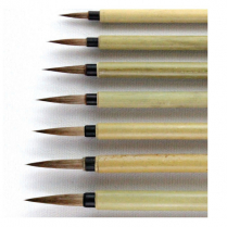 H.J. Bamboo Mixed Media Brush Round -  Size 3