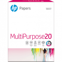 HP Multipurpose20&trade; Paper 96B 20lb 8-1/2" x 11" 500/pkg