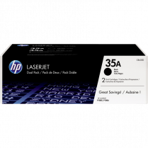 HP Toner Cartridges 35A Black 2/pkg