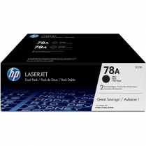 HP Toner Cartridge 78A Black 2/pkg