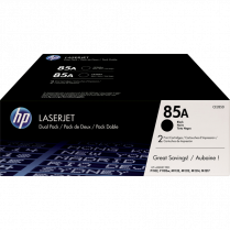 HP Toner Cartridges 85A Black 2/pkg