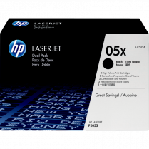 HP Toner Cartridges High Yield 05X Black 2/pkg
