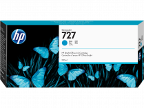 HP 727 Inkjet Cartridge 300ml Cyan