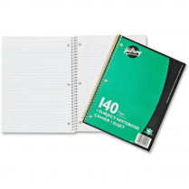 Hilroy 1 Subject Coil Notebook 3-Hole 8" x 10-1/2"  Assorted Colours
