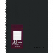 Cambridge&reg; Notebook Coil Pad 11 x 8-1/2" 80shts