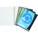 Hilroy Recycled Notebook 10-1/2x8 90 pgs Assorted Colours