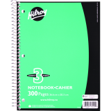 Hilroy 3-Subject Notebook Ruled 10-1/2x8" 300pgs