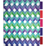 Five Star&reg; Style Index Dividers 5 Tab Assorted Designs