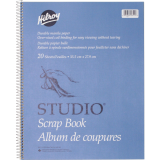 Hilroy Studio&reg; Scrap Book 14" x 11" 20 sheets